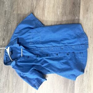 Wrangler Classic Blue Button-Up Shirt